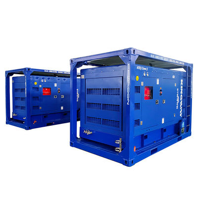 Cadre en mer terrestre 120kw 150kva de dérapage de la zone 2Generator DNVGL 2.7-1 de la zone 1 de plate-forme