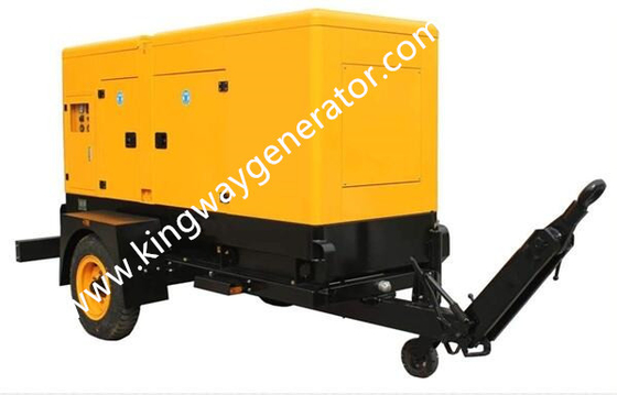 Générateur diesel monté par remorque de 1500RPM 1800RPM 15KW en dehors d'utilisation