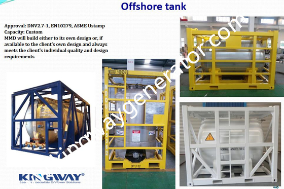 Dérapage de levage DNV de récipient d'expédition de cadre pour les plates-formes en mer de générateur