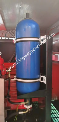 Compresseur d'air diesel antidéflagrant Sullair 375CFM Zone ATEX 2 Châssis Kingway DNV