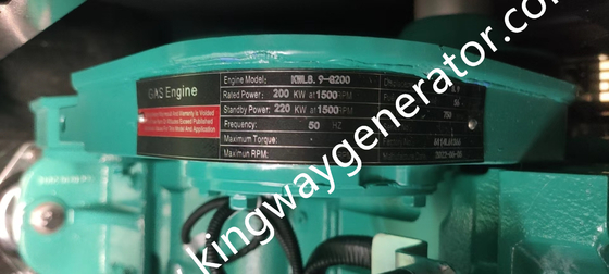 Le générateur de haute qualité de gaz naturel de NG 90KW de Kingway de la CE a actionné la basse consommation par Cummins Engine