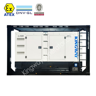 Kingway ATEX a certifié anti-déflagrant silencieux diesel de groupe électrogène 60Hz de la zone 2