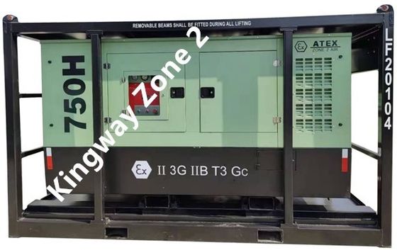 Compresseur d'air pour la zone 2 ATEX équipé d'un compresseur d'air anti-explosion pour moteur diesel