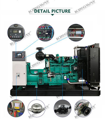 Générateur diesel silencieux superbe d'auvent 30kva à 500kva 400v 50hz groupe électrogène diesel de 3 phases 4 fils