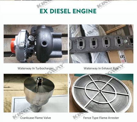 25kva 400v 50hz 3 phase 4 moteur diesel résistant à l'explosion DNV2.7-1 Cadre de levage certifié ATEX IIB générateur offshore zone 2