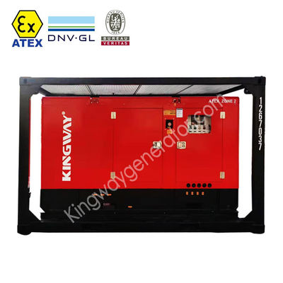 Atex Zone 1 Zone 2 Explosion- Proof 1250KVA Rig Safe Diesel Generator  with DNV2.7-1 lifting frame with for oil &amp; gas fields