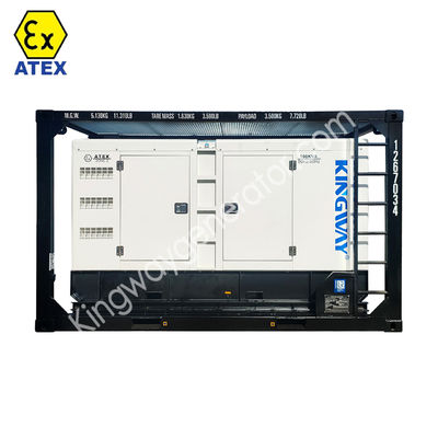 Atex Zone 1 Zone 2 Explosion- Proof 1250KVA Rig Safe Diesel Generator  with DNV2.7-1 lifting frame with for oil &amp; gas fields