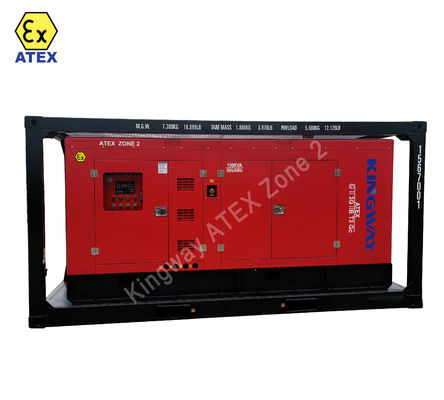 IP65 Alternator Option explosion-proof diesel canopy gas generator Zone 0 Zone 1 Zone 2 low noise with DNV2.7-1 skid frame