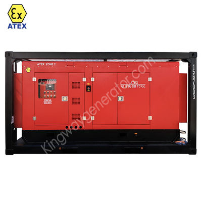 Container ATEX type Zone 1 Zone 2 IEC60049 Explosion proof diesel generator 3000KVA for industrial power plant mining platform