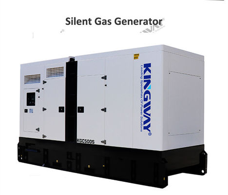 Couverture silencieuse 1000kw 400v 50hz 3 phases 4 fils de gaz naturel 1250kva générateur de moteur à gaz