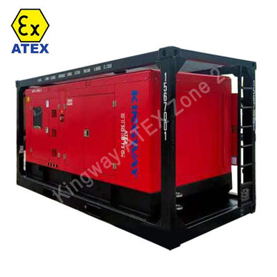 Générateur diesel à l'épreuve d'explosion Rigsafe Atex Zone I Zone II pour l'industrie minière de plateforme offshore avec cadre de levage DVN