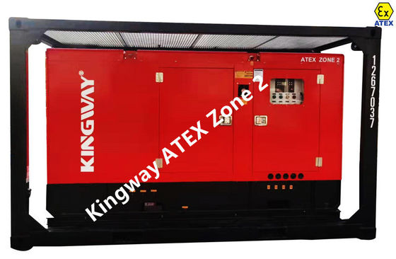 Générateur diesel à l'épreuve d'explosion Rigsafe Atex Zone I Zone II pour l'industrie minière de plateforme offshore avec cadre de levage DVN