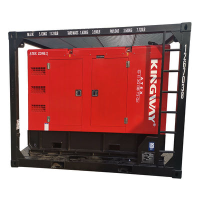 Certification ATEX 3phase 200kw 250kva zone2 générateur diesel résistant à l'explosion DNVGL 2.7-1 moteur de service de plate-forme à cadre de patinage