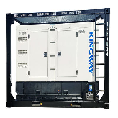 Certification ATEX 3phase 200kw 250kva zone2 générateur diesel résistant à l'explosion DNVGL 2.7-1 moteur de service de plate-forme à cadre de patinage