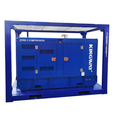 Certification ATEX 3phase 200kw 250kva zone2 générateur diesel résistant à l'explosion DNVGL 2.7-1 moteur de service de plate-forme à cadre de patinage