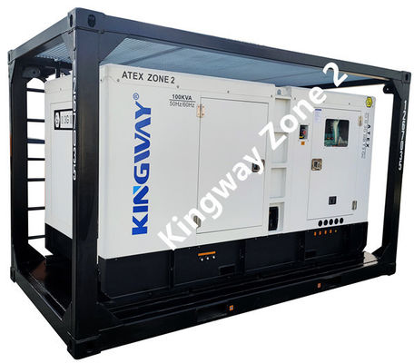 Atex Zone 1 Zone 2 Générateur diesel 150kva résistant à l'explosion avec cadre de levage DNV2.7-1 pour les plates-formes pétrolières et gazières
