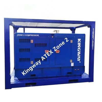 60KVA Kingway ATEX certifié zone 2 Ex générateur diesel à l'épreuve du temps avec cadre de levage de service offshore