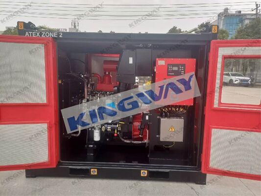 Ensembles de générateurs de moteurs diesel à résistance à l'explosion ATEX zone 2 de 75 kVA avec cadre de levage DNV2.7-1