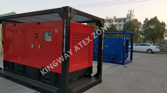 150 KVA ATEX Zone 2 T3 Générateur diesel résistant aux explosions Cadre de levage DNV