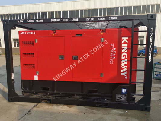150 KVA ATEX Zone 2 T3 Générateur diesel résistant aux explosions Cadre de levage DNV