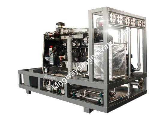 Moteur à gaz de 100KW 125KVA Cummins avec la chaleur de production combinée et le système d'alimentation