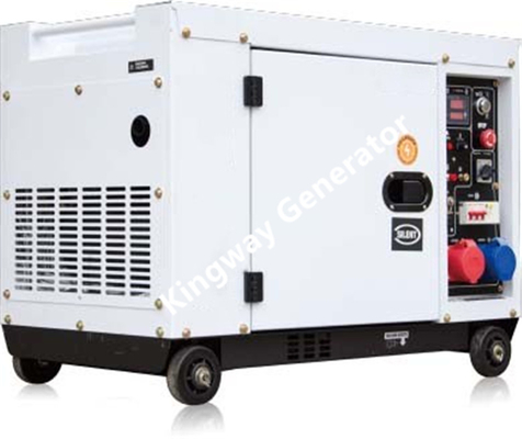 Générateur portatif silencieux mobile, puissance de secours du générateur 6KW diesel