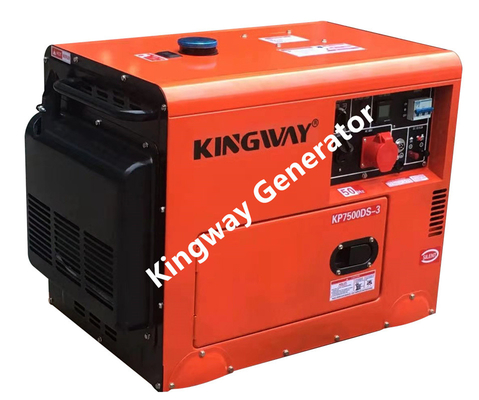 Petite alimentation de secours mobile silencieuse de groupe électrogène du gaz 10KW naturel