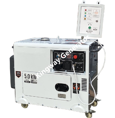 Petite alimentation de secours mobile silencieuse de groupe électrogène du gaz 10KW naturel