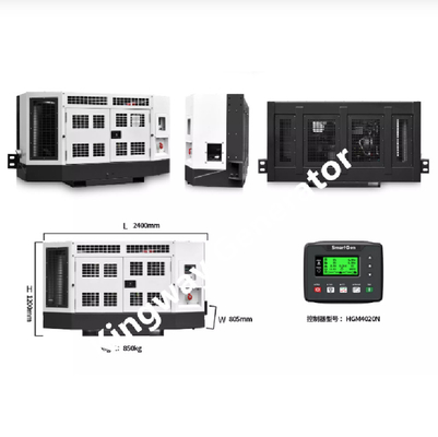 Agrafe de Kingway 15KVA sur le cargueur Genset On Reefer Container de moteur diesel