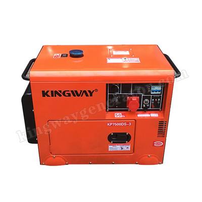 L'air ouvert du style 5KW a refroidi l'utilisation portative de secours de générateur avec le réservoir de carburant 25L