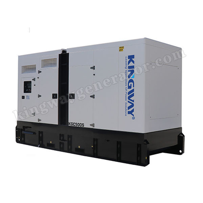 Kingway a adapté l'auvent aux besoins du client silencieux de générateur pour le générateur 500KVA diesel
