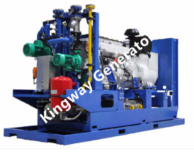 Moteur à gaz de 100KW 125KVA Cummins avec la chaleur de production combinée et le système d'alimentation
