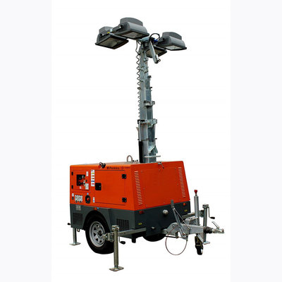 Tour légère diesel de extraction réglable avec le mât escamotable vertical de 4 jambes d'écurie