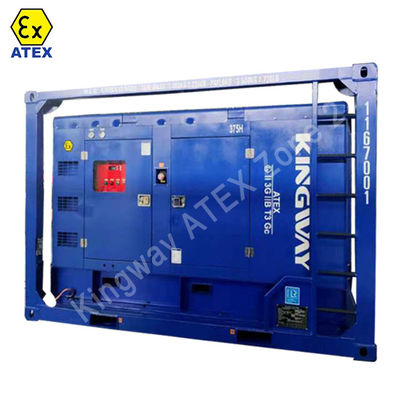 80KVA Heavy Duty ATEX Zone 2 Offshore Generator Mounted in DNV 2.7-1 Skid