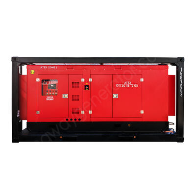 Générateur diesel silencieux à l'épreuve des explosions de 500 KVA Kingway ATEX Zone 2 T3 avec cadre de levage certifié DNV