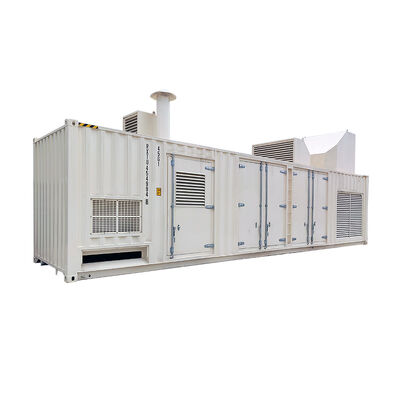Type de conteneur de groupe électrogène à gaz 1MW 1000KW, système facultatif de cogénération, groupe électrogène silencieux au gaz naturel